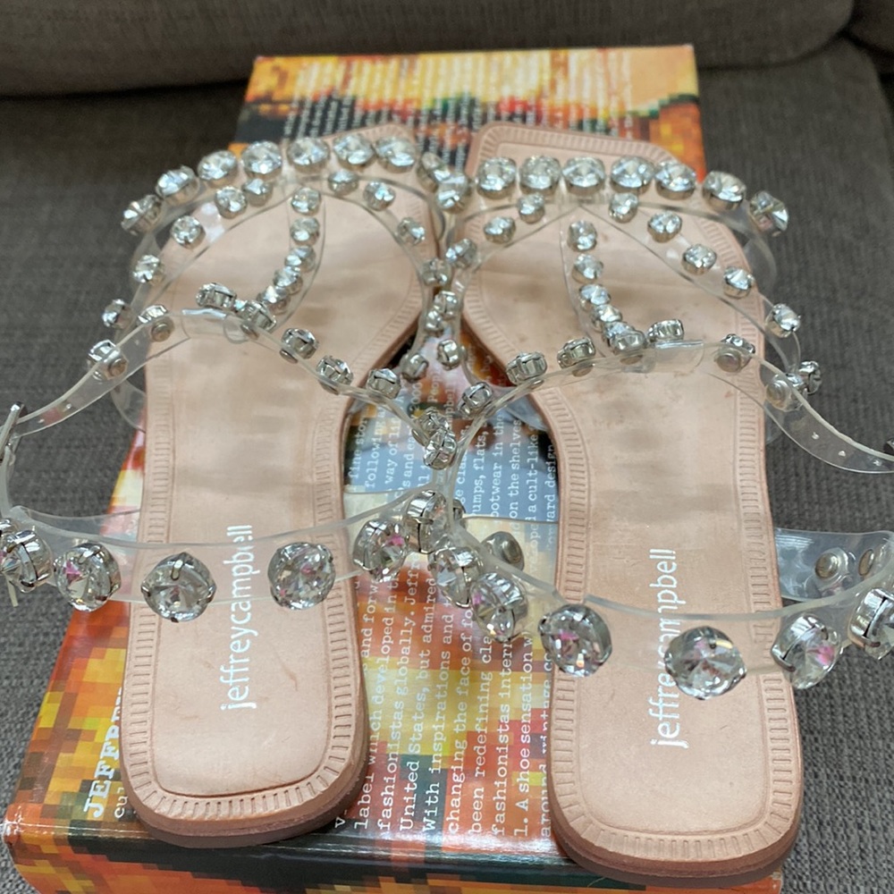 Jeffrey Campbell size 7 Amaryl-JV Stud Sandals - Picture 2 of 7